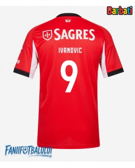 Benfica Franjo Ivanovic #9 Tricou Fotbal Replică 2025-26 Barbati Acasa